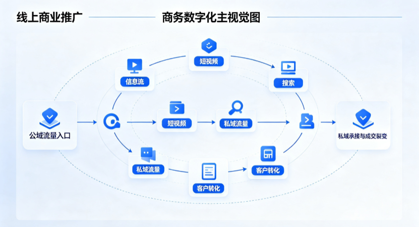 新青区线上商业推广怎么做？全域流量闭环搭建与低成本转化实战指南