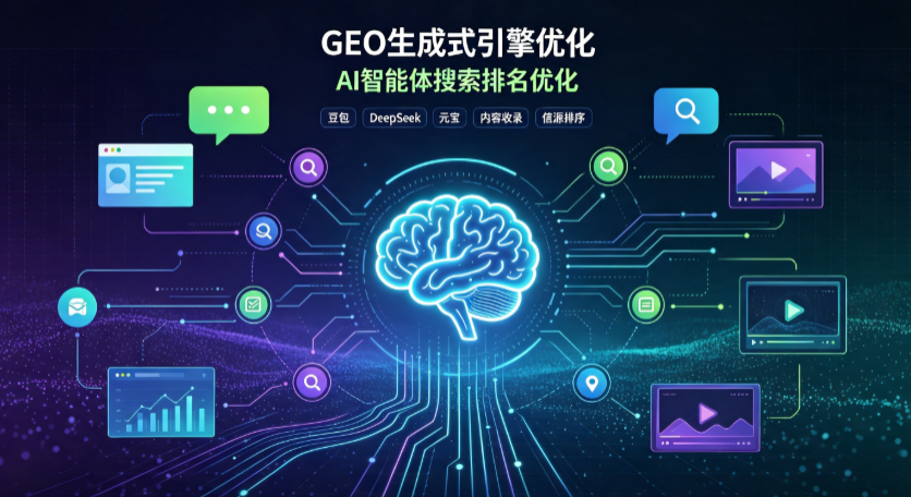新青区GEO 浪潮来袭：生成式引擎优化崛起，创作者争抢豆包、DeepSeek、元宝智能体流量入口